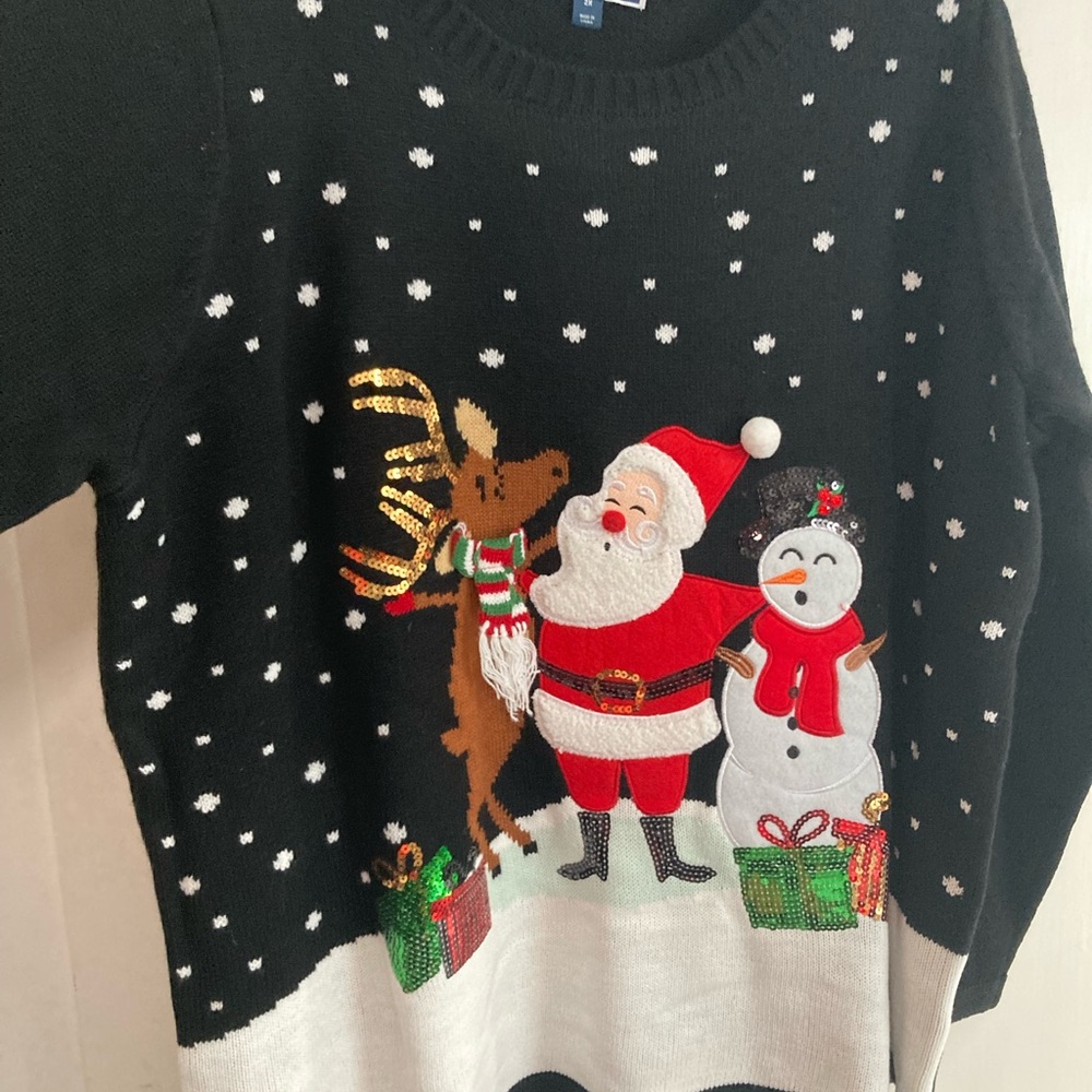 Karen Scott Festive Holiday Sweater